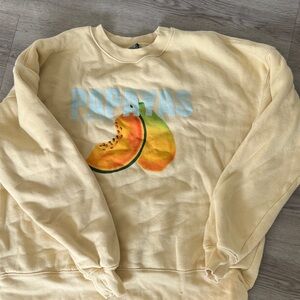 Wild Fable Cream Papaya Graphic Sweater